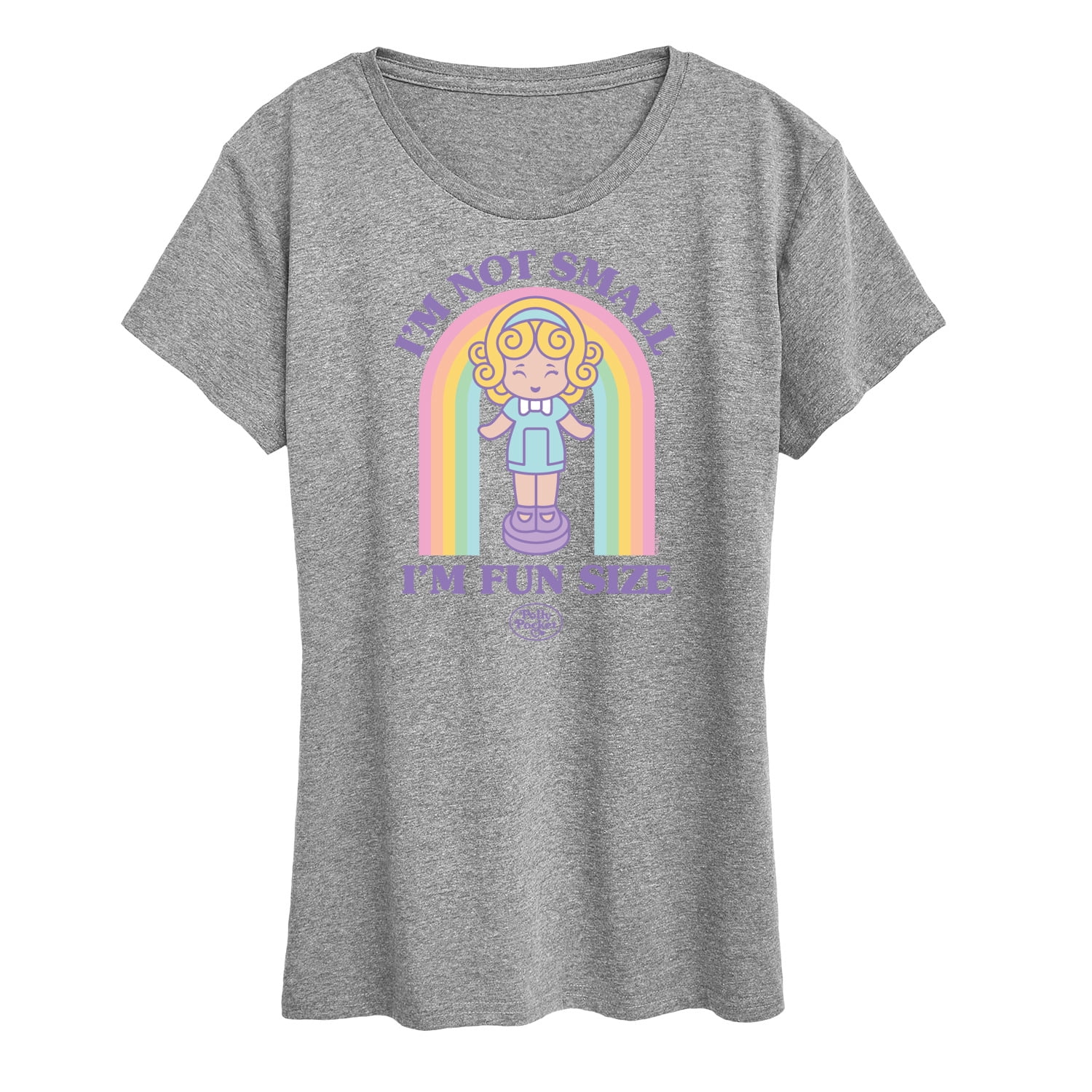 Polly Pocket - Not Small Fun Size- Women's Short Sleeve Graphic Tee ...