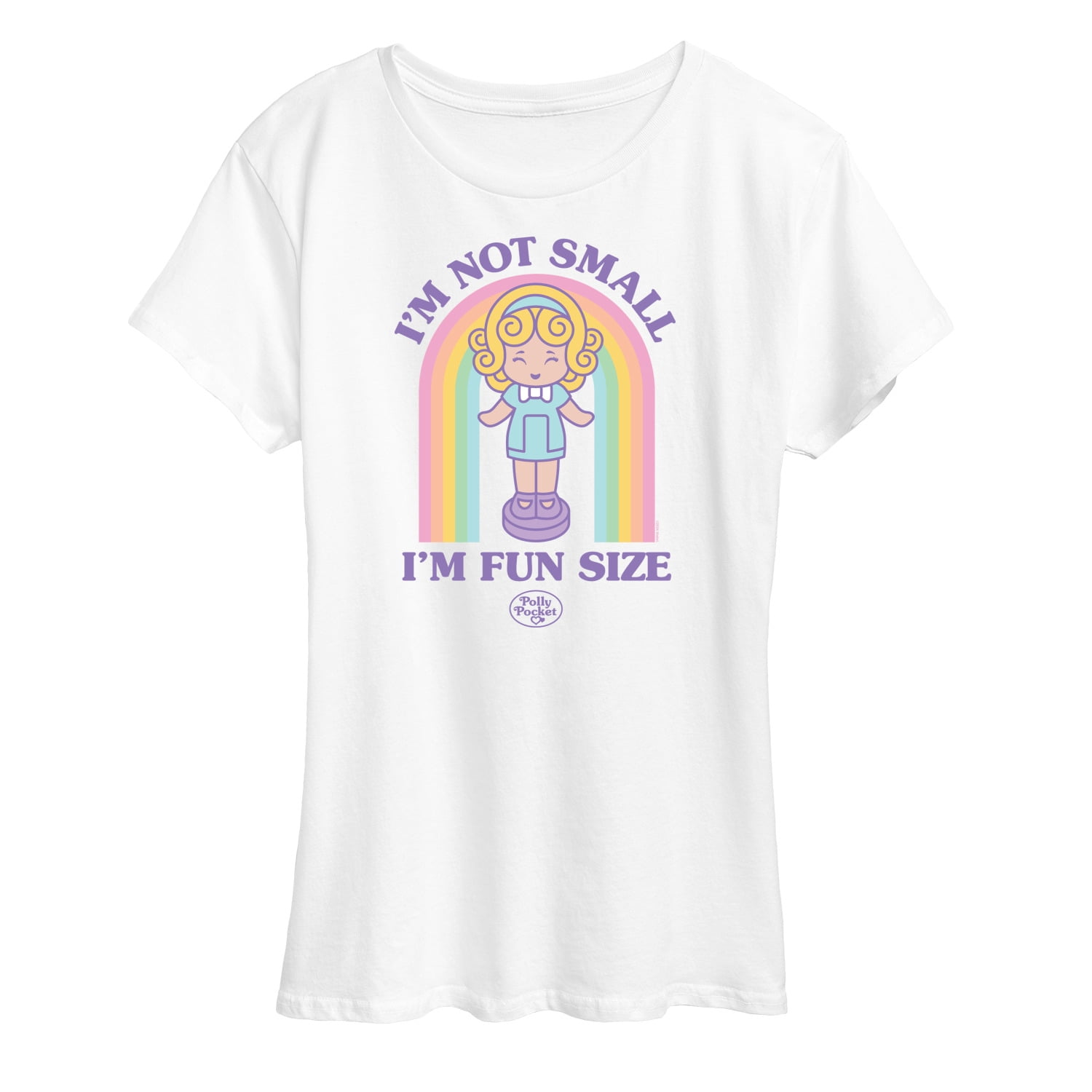 Polly Pocket - Not Small Fun Size- Women's Short Sleeve Graphic Tee ...