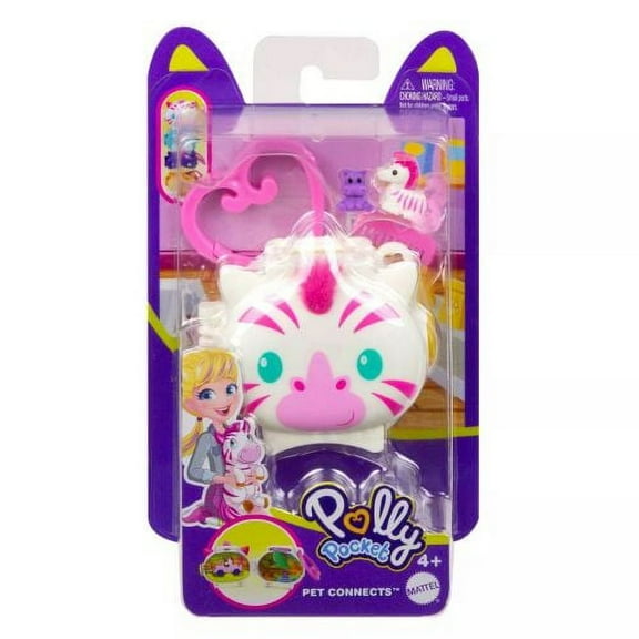 MATTEL Zebra Pet Connects Polly Pocket