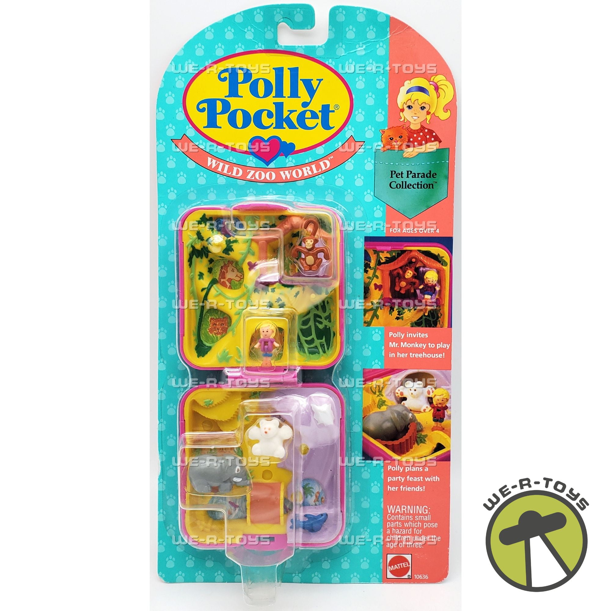 Polly Pocket Pet Parade Collection Wild Zoo World 1993 Mattel No