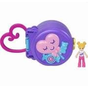 Polly Pocket Pocket On The Go Fun Collection Of Mini Playsets With 1 Doll, Moving Features & Clip