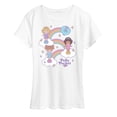 thumbnail image 1 of Polly Pocket - Polly And Friends Rainbows- Women's Short Sleeve Graphic Tee, 1 of 4
