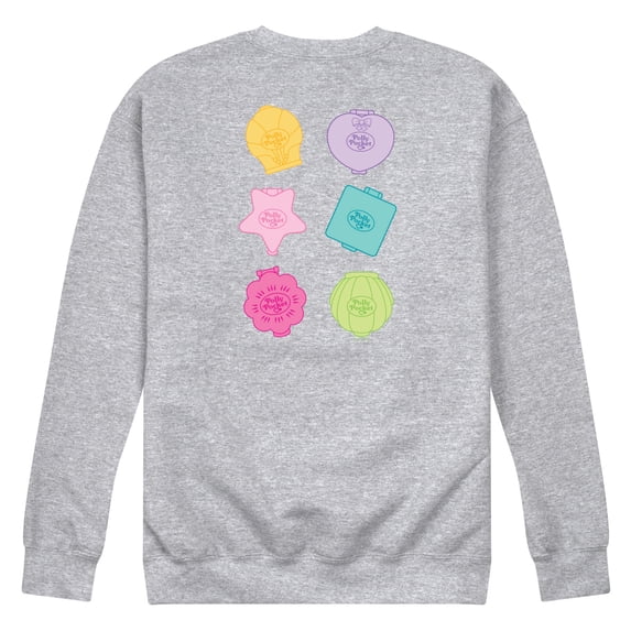 Polly Pocket - Polly P Case Grid - Men's Crew Fleece Sweatshirt