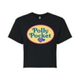 thumbnail image 1 of Polly Pocket - Polly Pocket Color Logo - Juniors Cropped Cotton Blend T-Shirt, 1 of 4