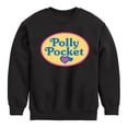 thumbnail image 1 of Polly Pocket - Polly Pocket Color Logo - Toddler And Youth Crewneck Fleece Sweatshirt, 1 of 4