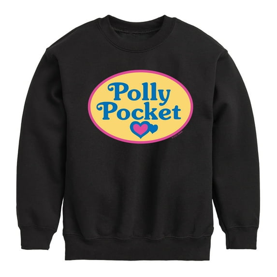 Polly Pocket - Polly Pocket Color Logo - Toddler And Youth Crewneck Fleece Sweatshirt
