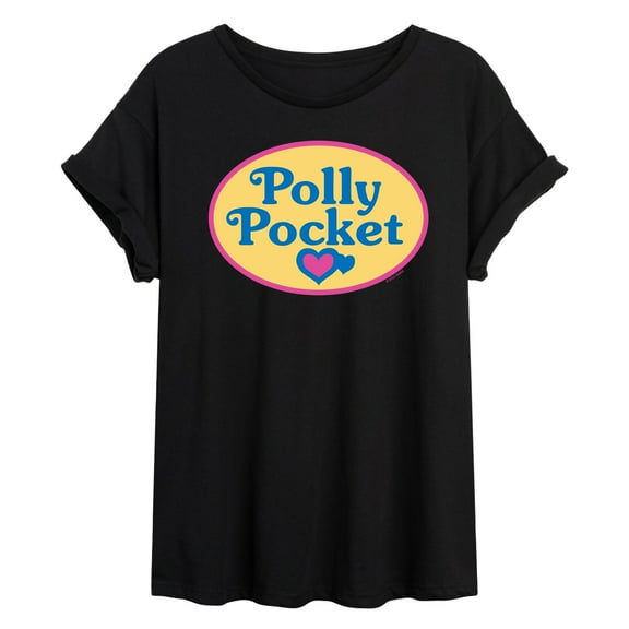 Polly Pocket - Polly Pocket Color Logo - Women's Oversized Graphic T-Shirt