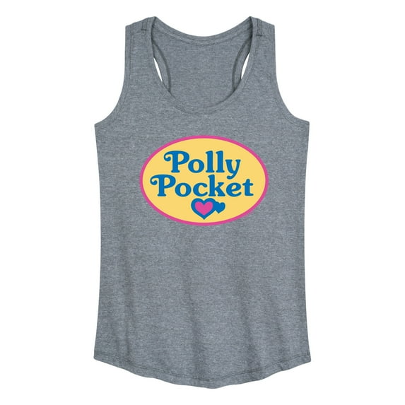 Polly Pocket - Polly Pocket Color Logo - Women's Racerback Tank Top