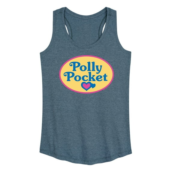 Polly Pocket - Polly Pocket Color Logo - Women's Racerback Tank Top