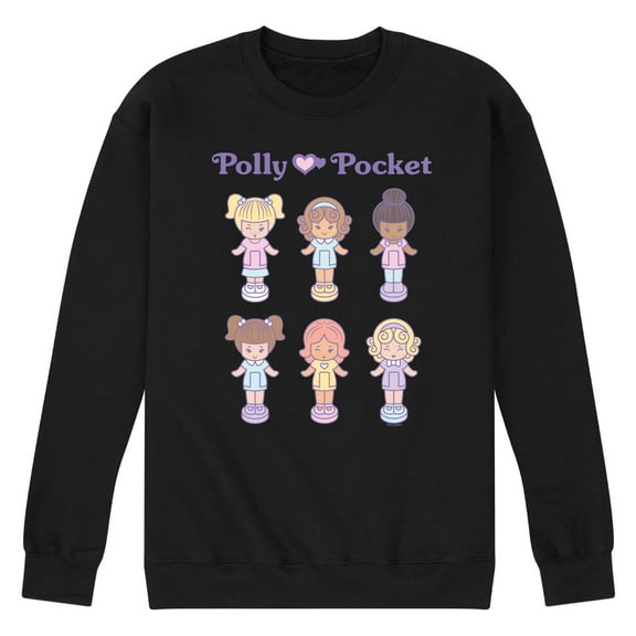 Polly Pocket - Polly Pocket Doll Grid - Men's Crew Fleece Sweatshirt