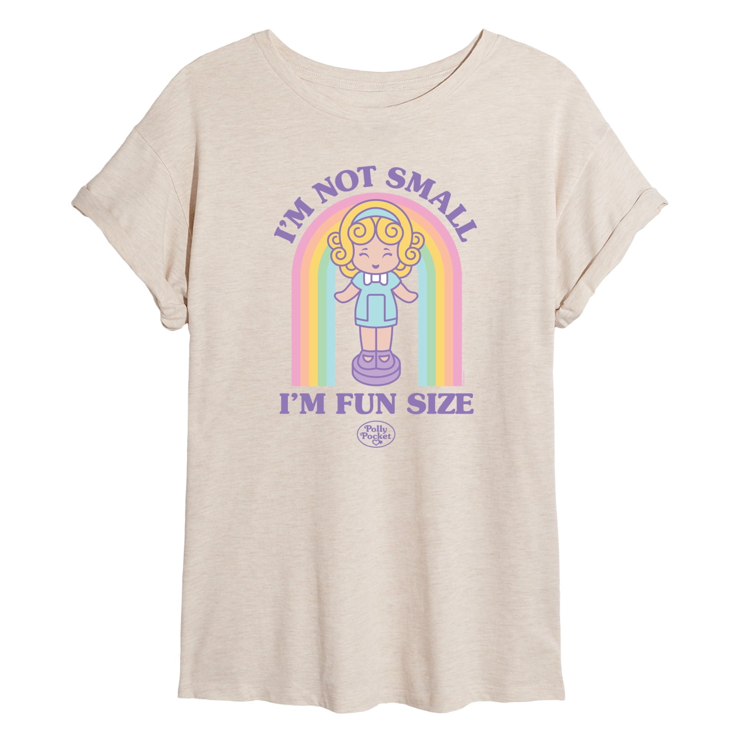 Polly Pocket - Polly Pocket Fun Size - Women's Oversized Graphic T ...