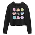 thumbnail image 1 of Polly Pocket - Polly Pocket Grid Cropped Graphic Hoodie, 1 of 5