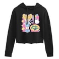 thumbnail image 1 of Polly Pocket - Polly Pocket Grid - Junior's Cropped Hoodie, 1 of 5