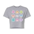 thumbnail image 1 of Polly Pocket - Polly Pocket Grid - Juniors Cropped Cotton Blend T-Shirt, 1 of 4