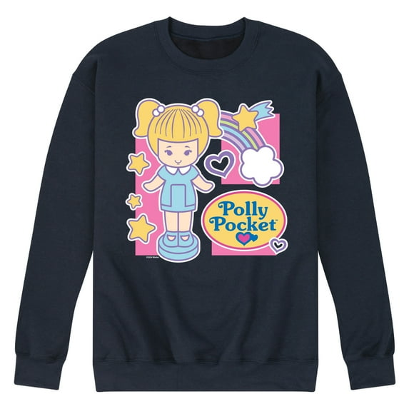 Polly Pocket - Polly Pocket Grid - Men's Crew Fleece Sweatshirt
