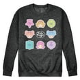 thumbnail image 1 of Polly Pocket - Polly Pocket Grid - Men's Crew Neck Fleece Pullover, 1 of 4
