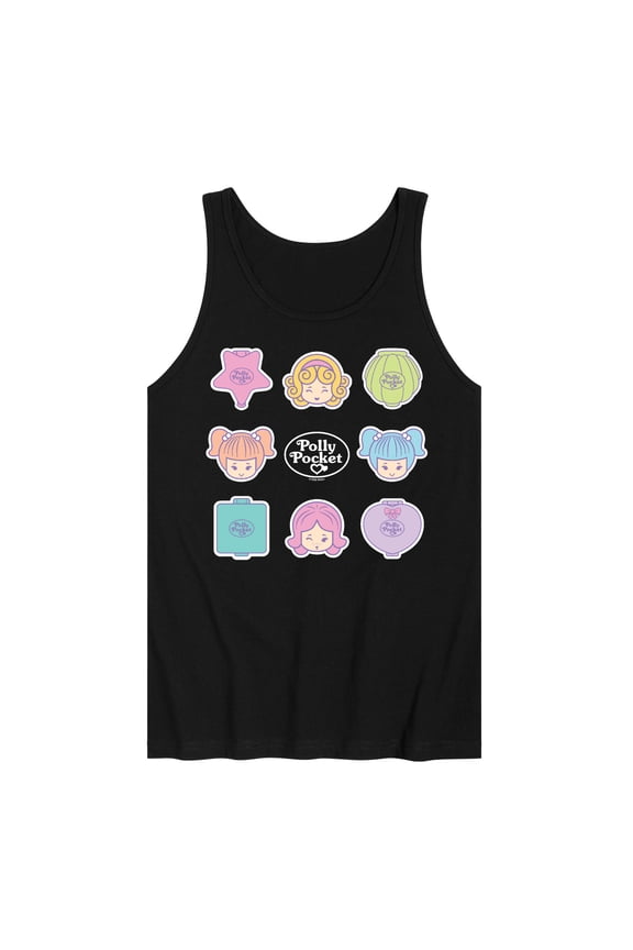 - Polly Pocket Grid - Men's Jersey Tank Top