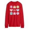 thumbnail image 1 of Polly Pocket - Polly Pocket Grid - Men's Long Sleeve T-Shirt, 1 of 3