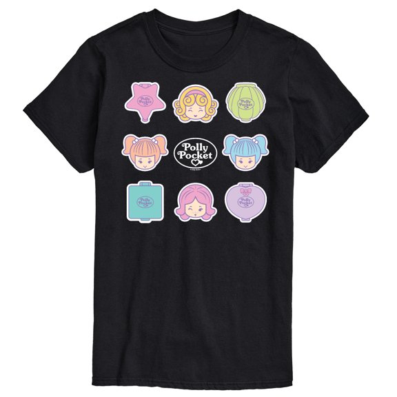 Polly Pocket - Polly Pocket Grid - Men's Short Sleeve Graphic T-Shirt