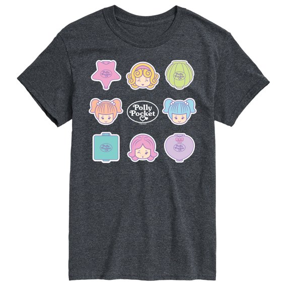 Polly Pocket - Polly Pocket Grid - Men's Short Sleeve Graphic T-Shirt