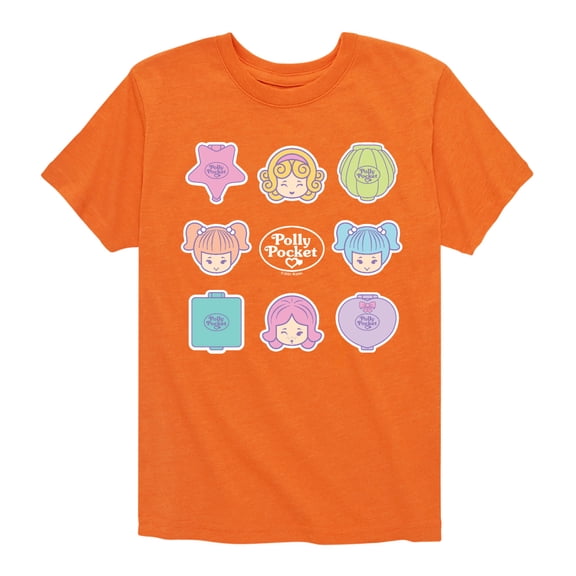 Polly Pocket - Polly Pocket Grid - Toddler And Youth Short Sleeve Graphic T-Shirt