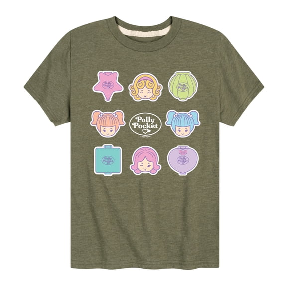 Polly Pocket - Polly Pocket Grid - Toddler And Youth Short Sleeve Graphic T-Shirt