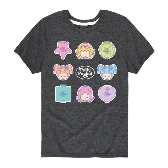 Polly Pocket - Polly Pocket Grid - Toddler And Youth Short Sleeve Graphic T-Shirt