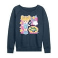 thumbnail image 1 of Polly Pocket - Polly Pocket Grid - Women's French Terry Long Sleeve Shirt, 1 of 5
