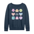 thumbnail image 1 of Polly Pocket - Polly Pocket Grid - Women's Lightweight French Terry Long Sleeve Shirt, 1 of 4