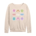 thumbnail image 1 of Polly Pocket - Polly Pocket Grid - Women's Lightweight French Terry Long Sleeve Shirt, 1 of 4
