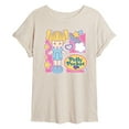 thumbnail image 1 of Polly Pocket - Polly Pocket Grid - Women's Oversized Graphic T-Shirt, 1 of 5