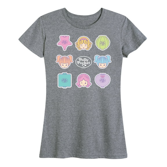 Polly Pocket - Polly Pocket Grid - Women's Short Sleeve Graphic T-Shirt