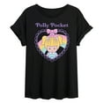 thumbnail image 1 of Polly Pocket - Polly Pocket Heart - Women's Oversized Graphic T-Shirt, 1 of 5