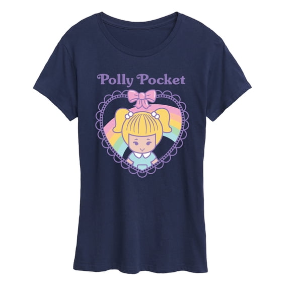 Polly Pocket - Polly Pocket Heart- Women's Short Sleeve Graphic Tee