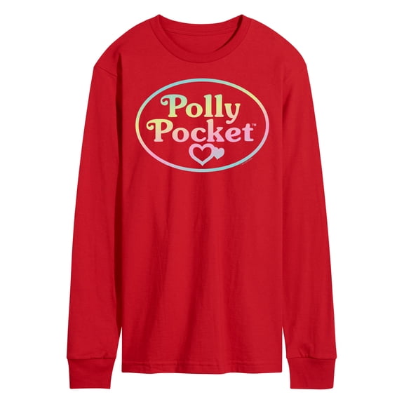 Polly Pocket - Polly Pocket Ombre Logo - Men's Long Sleeve T-Shirt