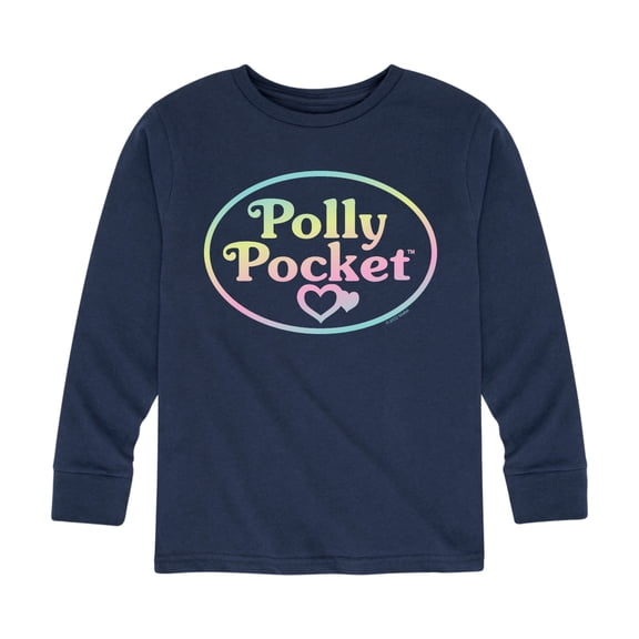 Polly Pocket - Polly Pocket Ombre Logo - Toddler And Youth Long Sleeve Graphic T-Shirt
