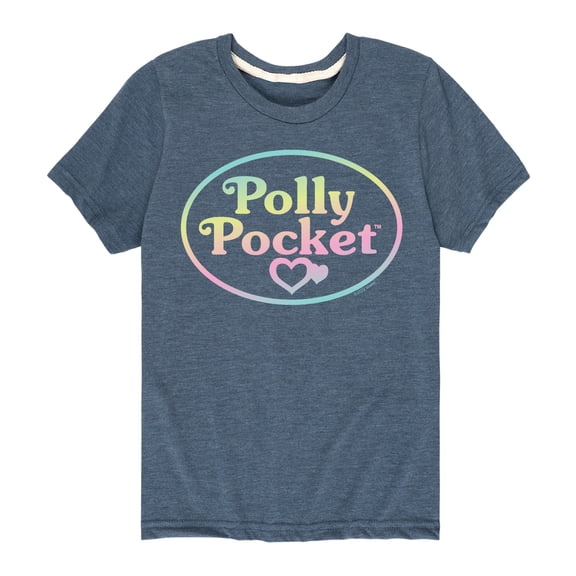 Polly Pocket - Polly Pocket Ombre Logo - Toddler And Youth Short Sleeve Graphic T-Shirt