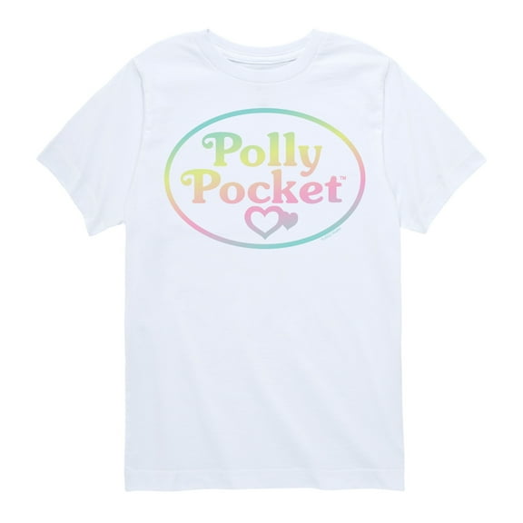 Polly Pocket - Polly Pocket Ombre Logo - Toddler And Youth Short Sleeve Graphic T-Shirt