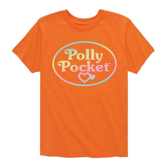 Polly Pocket - Polly Pocket Ombre Logo - Toddler And Youth Short Sleeve Graphic T-Shirt