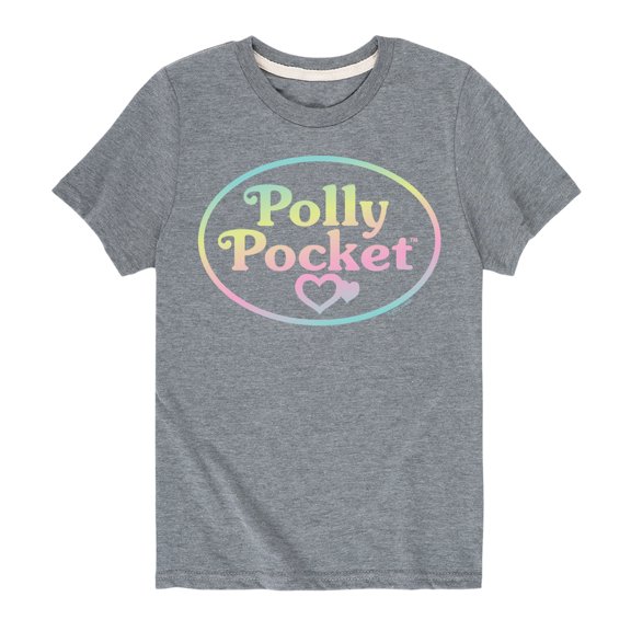 Polly Pocket - Polly Pocket Ombre Logo - Toddler And Youth Short Sleeve Graphic T-Shirt