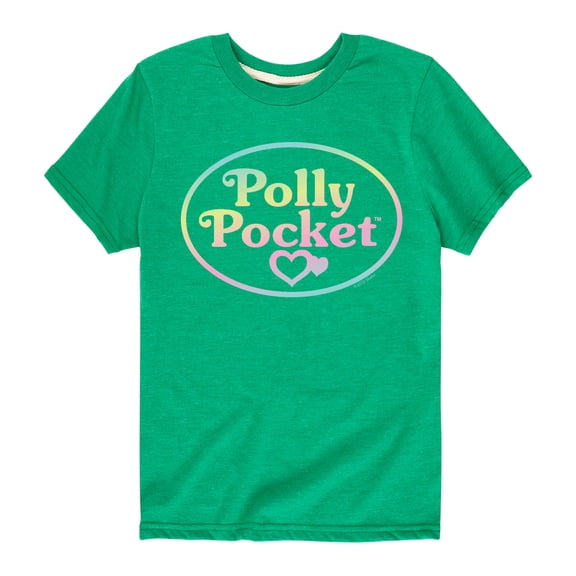 Polly Pocket - Polly Pocket Ombre Logo - Toddler And Youth Short Sleeve Graphic T-Shirt