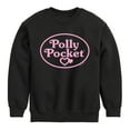 thumbnail image 1 of Polly Pocket - Polly Pocket Pink Logo - Toddler And Youth Crewneck Fleece Sweatshirt, 1 of 4