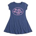 thumbnail image 1 of Polly Pocket - Polly Pocket Pink Logo - Toddler And Youth Girls Fit And Flare Dress, 1 of 1