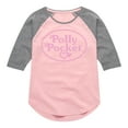 thumbnail image 1 of Polly Pocket - Polly Pocket Pink Logo - Toddler And Youth Girls Raglan Graphic T-Shirt, 1 of 4