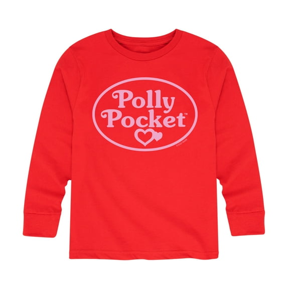 Polly Pocket - Polly Pocket Pink Logo - Toddler And Youth Long Sleeve Graphic T-Shirt