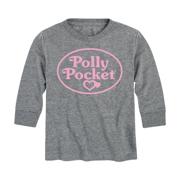 Polly Pocket - Polly Pocket Pink Logo - Toddler And Youth Long Sleeve Graphic T-Shirt