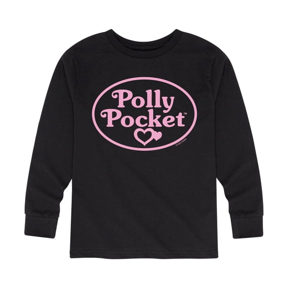 Polly Pocket - Polly Pocket Pink Logo - Toddler And Youth Long Sleeve Graphic T-Shirt