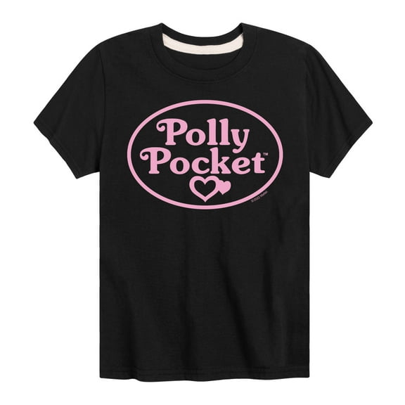 Polly Pocket - Polly Pocket Pink Logo - Toddler And Youth Short Sleeve Graphic T-Shirt