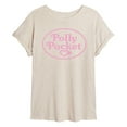 thumbnail image 1 of Polly Pocket - Polly Pocket Pink Logo - Women's Oversized Graphic T-Shirt, 1 of 5