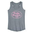 thumbnail image 1 of Polly Pocket - Polly Pocket Pink Logo - Women's Racerback Tank Top, 1 of 4